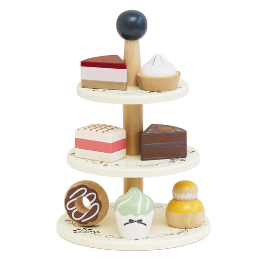 Le Toy Van Wooden Three Tier Cake Stand - Grace and Fox