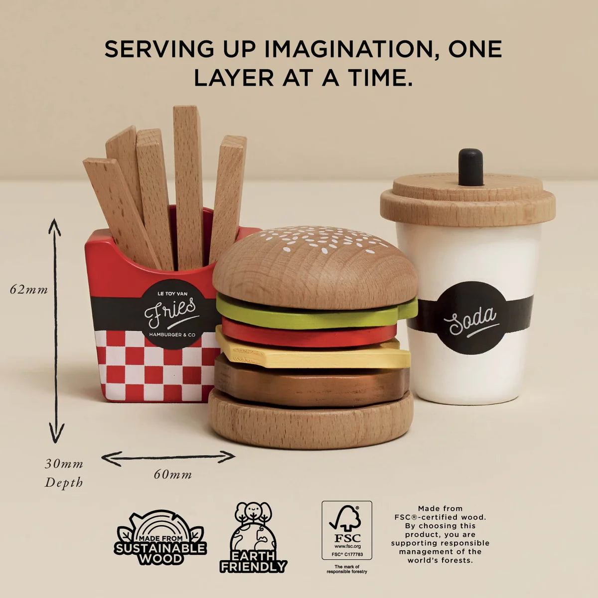 Le Toy Van Gourmet Hamburger Set
