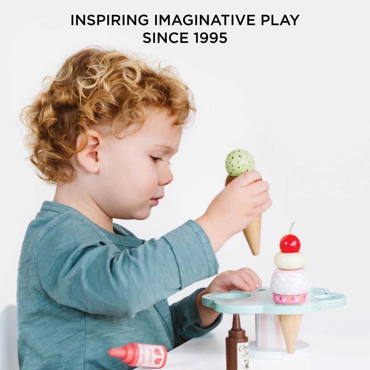 Le Toy Van Wooden Ice Cream Stand & Toppings - Grace and Fox