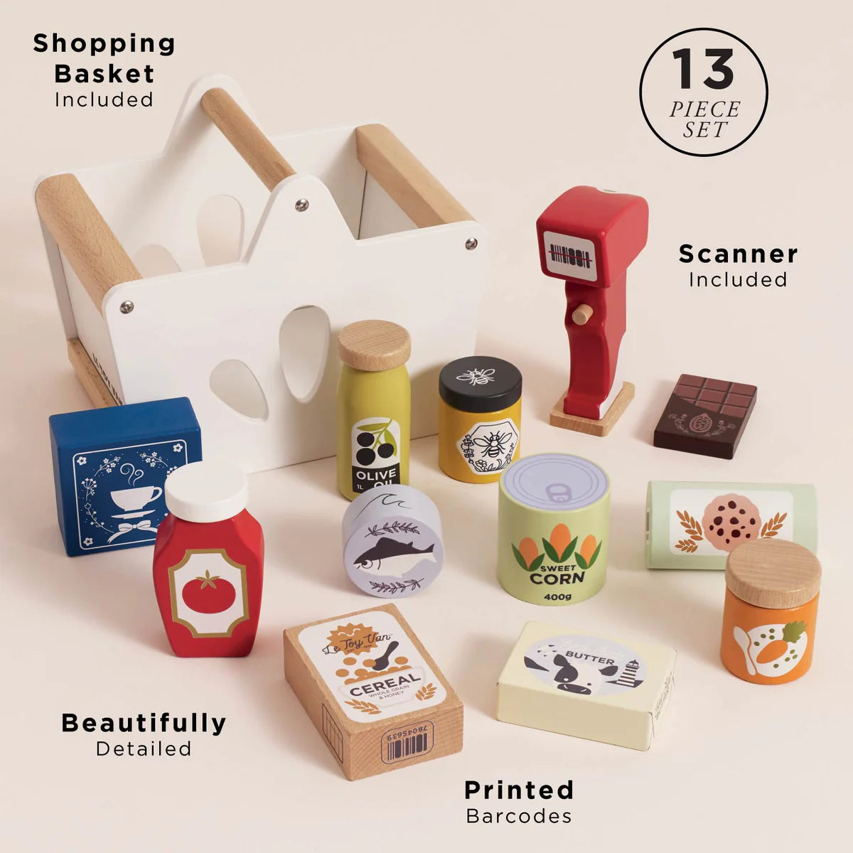 Le Toy Van Groceries Set & Scanner