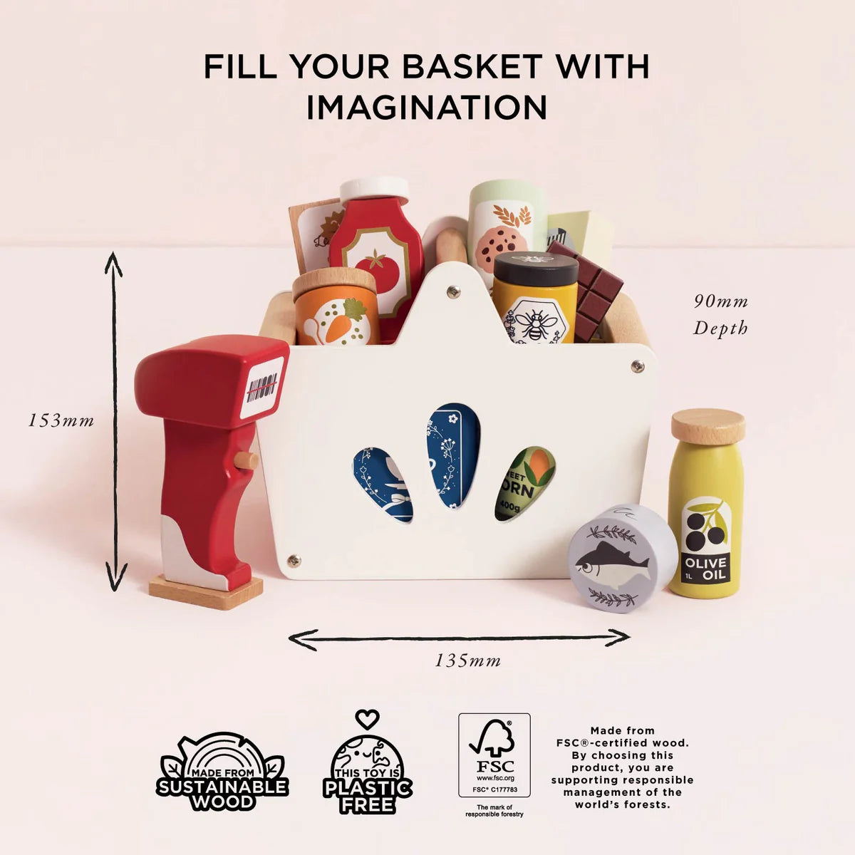 Le Toy Van Groceries Set & Scanner