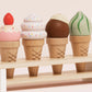 Le Toy Van Wooden Ice Cream Cones Set