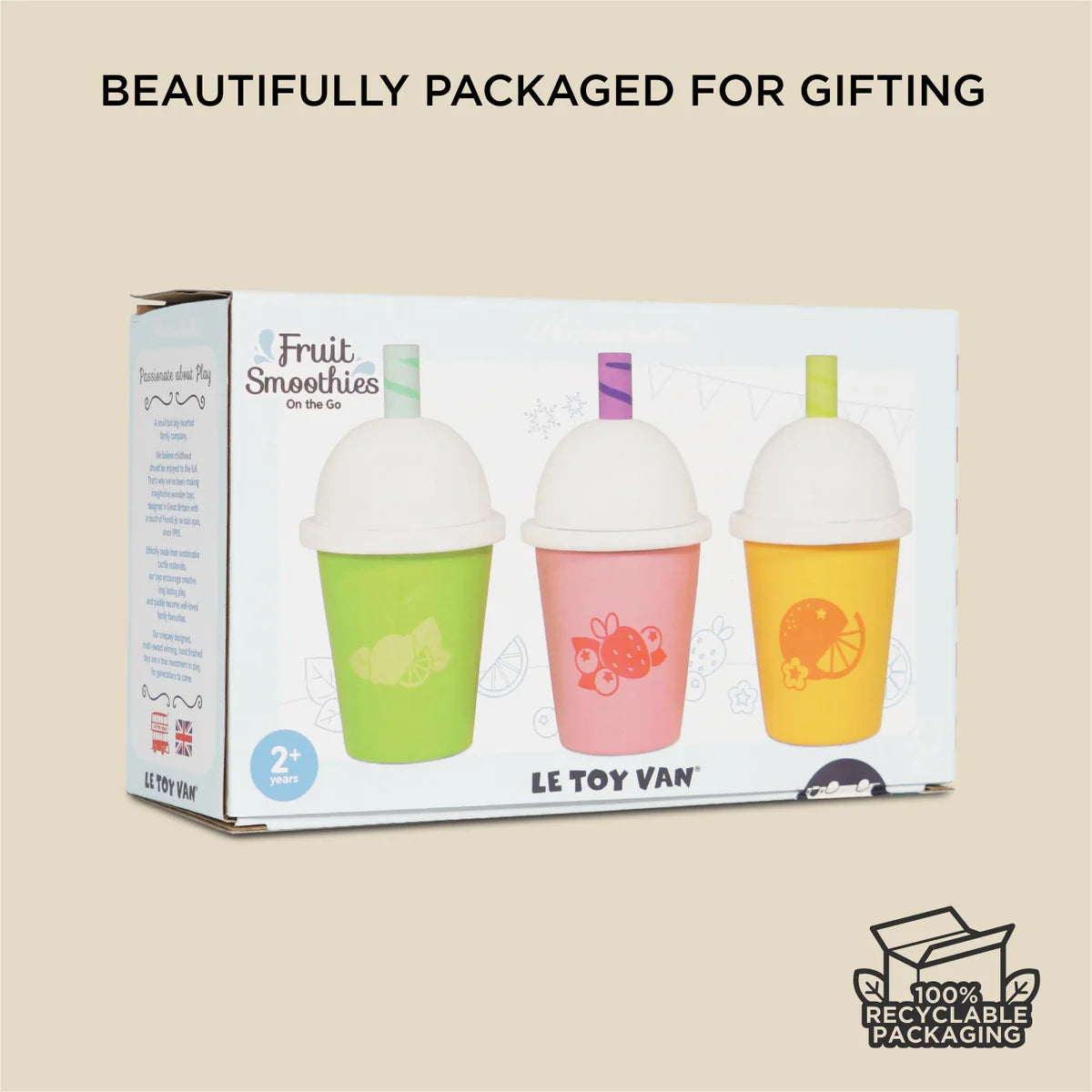 Le Toy Van Take Away Smoothie Trio