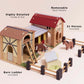 Le Toy Van Wooden Farmyard Stables