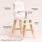 Le Toy Van  Dolls Wooden High Chair