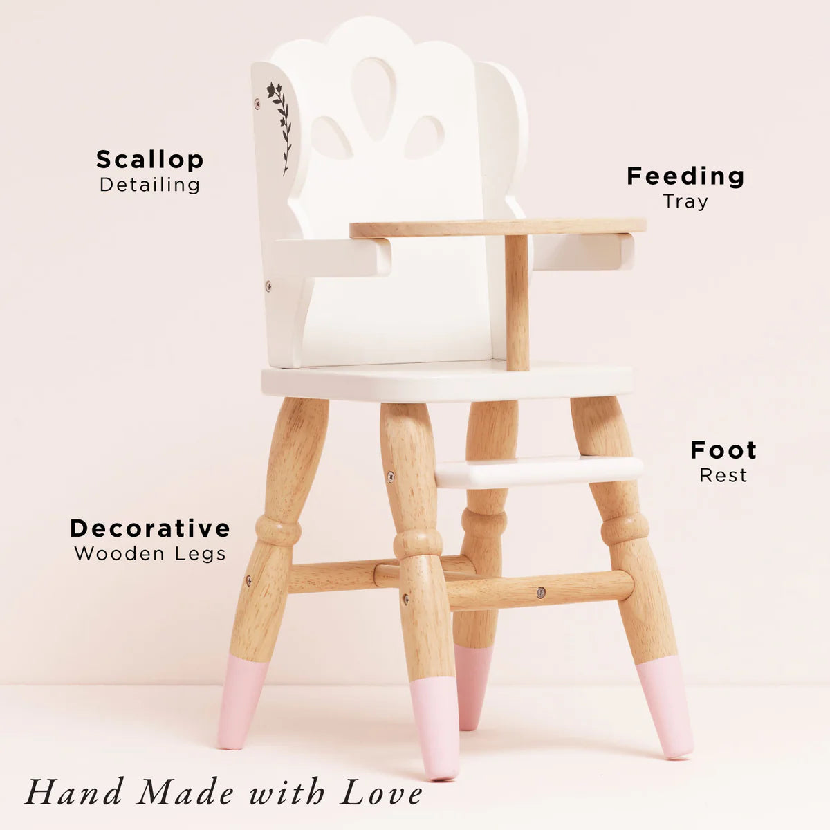 Le Toy Van  Dolls Wooden High Chair
