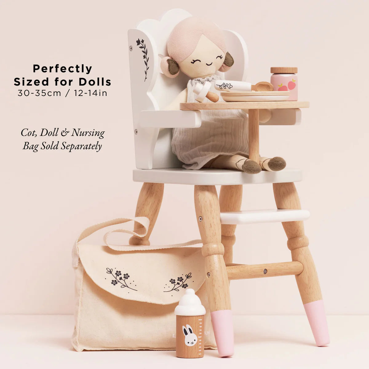 Le Toy Van  Dolls Wooden High Chair