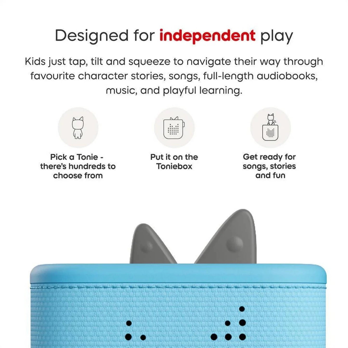 Tonies - Toniebox 2 Starter Set in Sky Blue - Grace and Fox