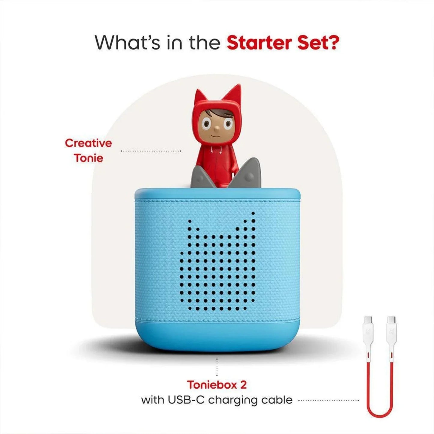 Tonies - Toniebox 2 Starter Set in Sky Blue - Grace and Fox