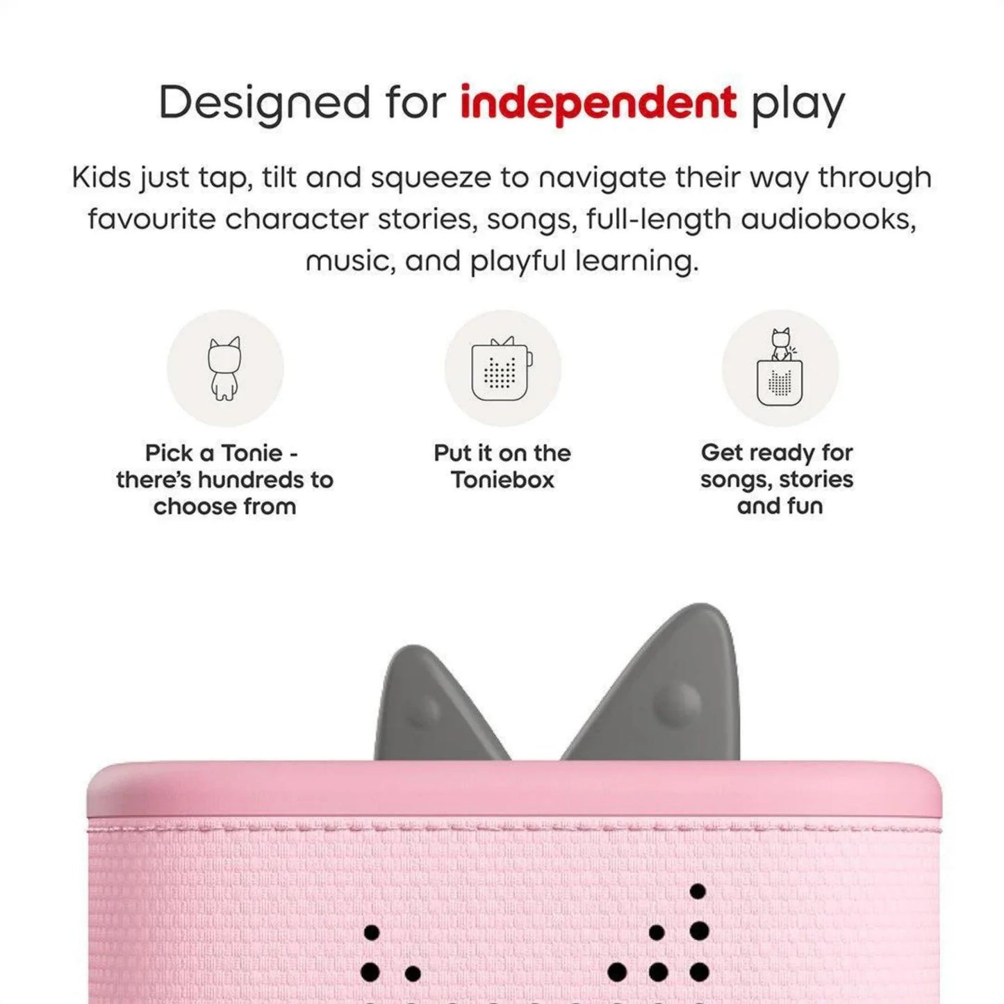 Tonies - Toniebox 2 Starter Set in Cloud Pink - Grace and Fox