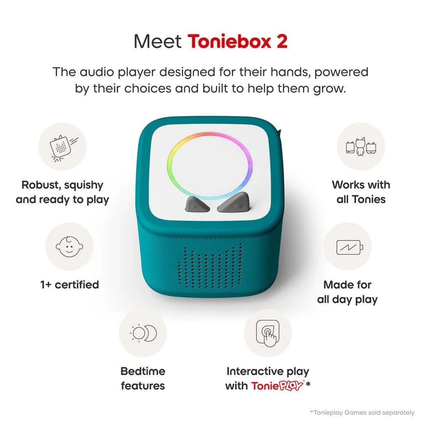 Tonies - Toniebox 2 Starter Set in Teal