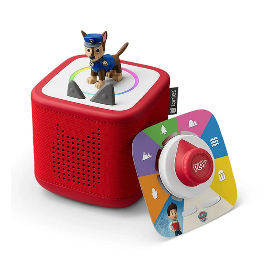 Tonies Toniebox 2 Play Set Paw Patrol Chase - Sunset Red - Grace and Fox