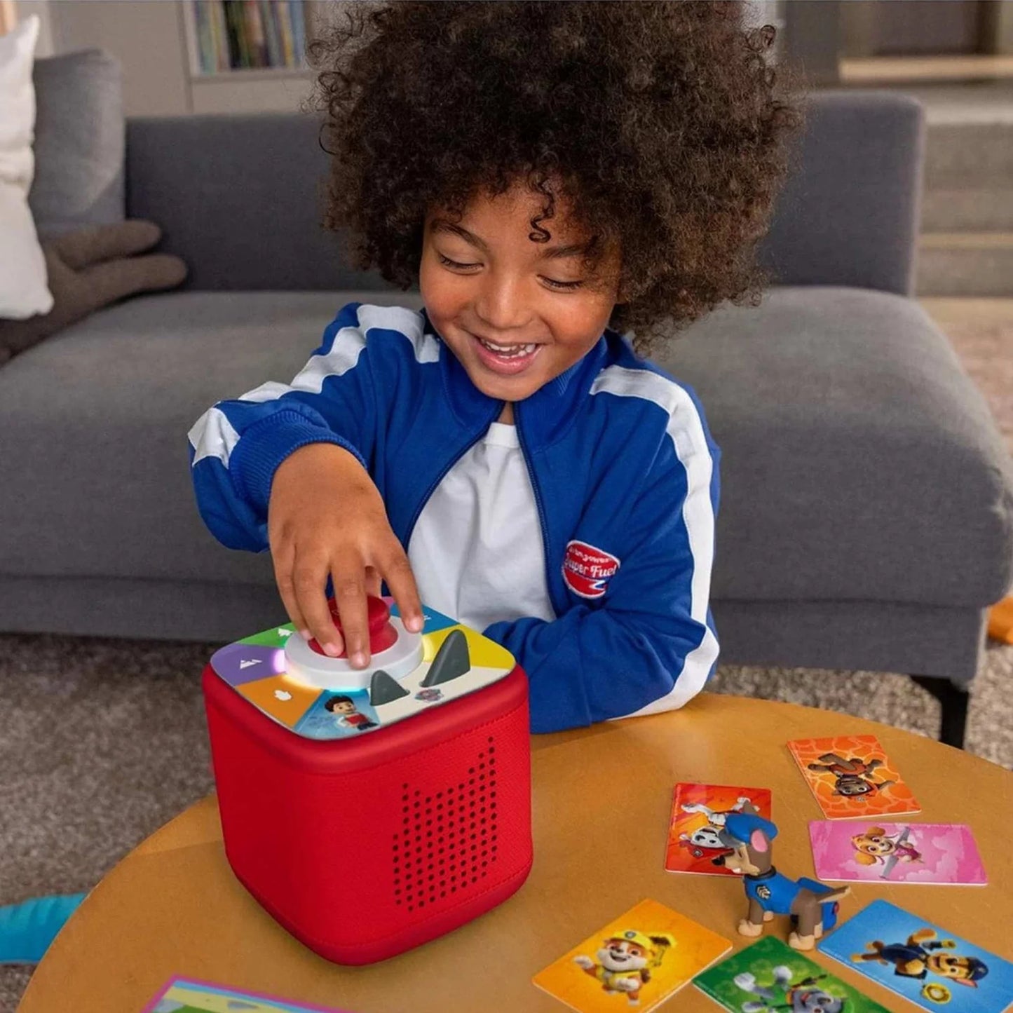Tonies Toniebox 2 Play Set Paw Patrol Chase - Sunset Red - Grace and Fox