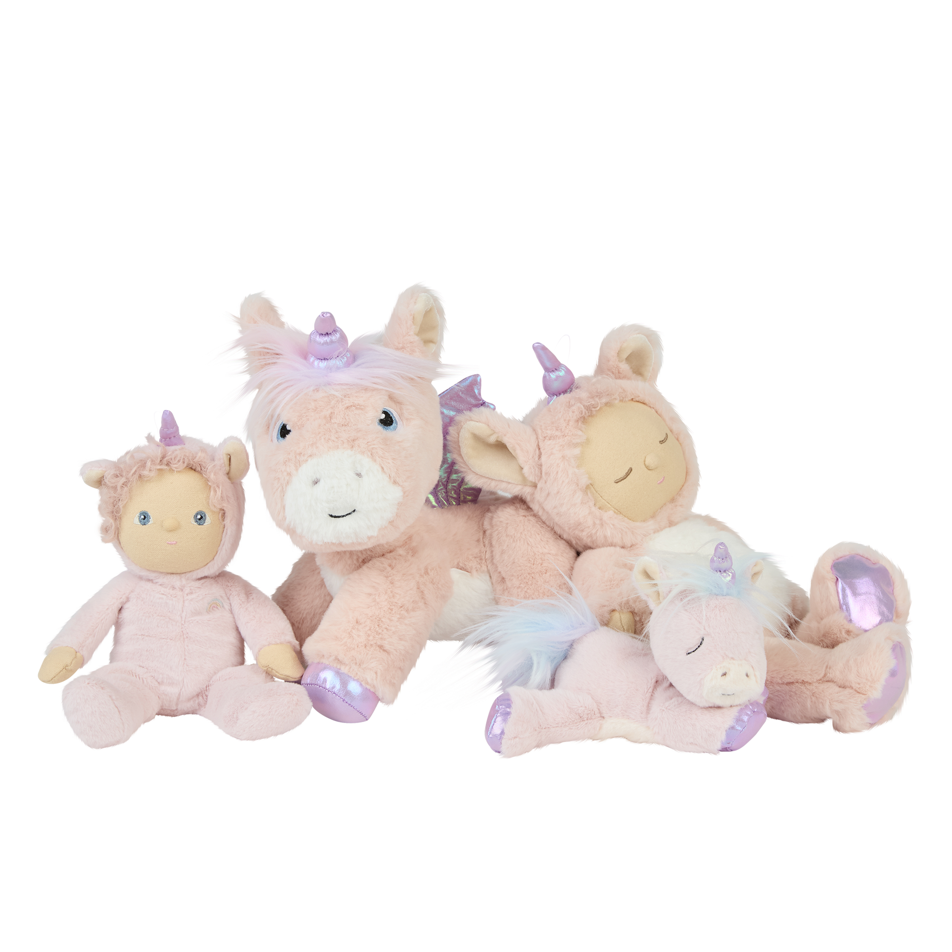 Olli Ella Binky Baby Unicorn - Sparkle Pink - Grace and Fox