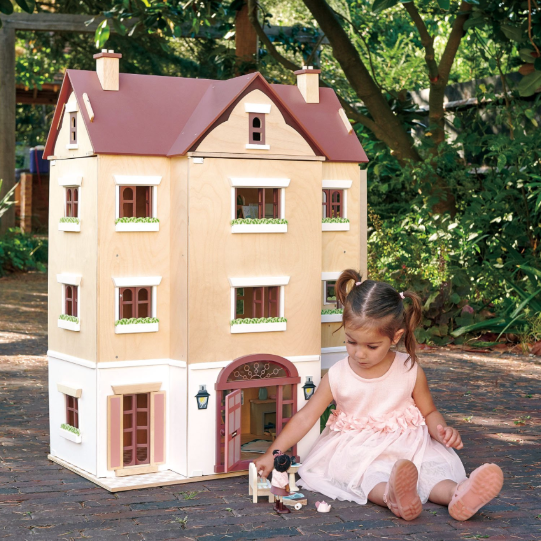 Tender Leaf Toys Fantail Hall Wooden Dolls House - Grace and Fox