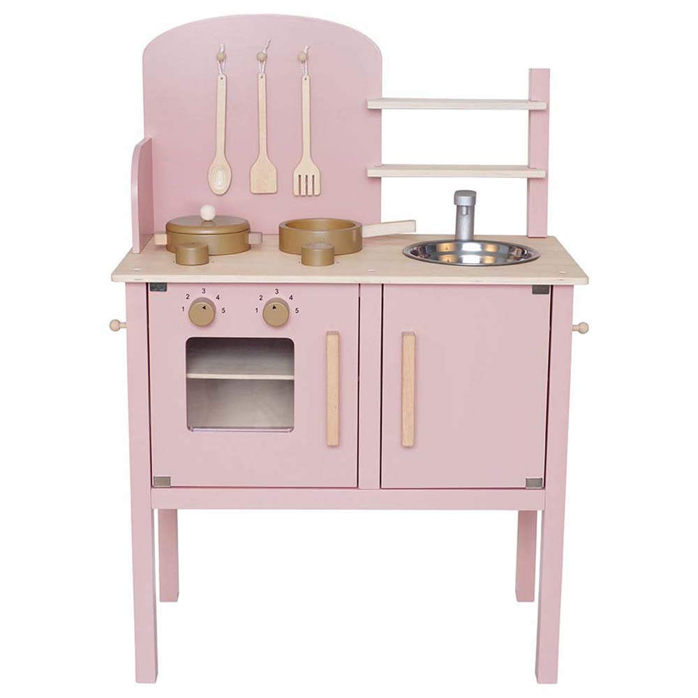 Jabadabado Wooden Play Kitchen - Pink - Grace and Fox
