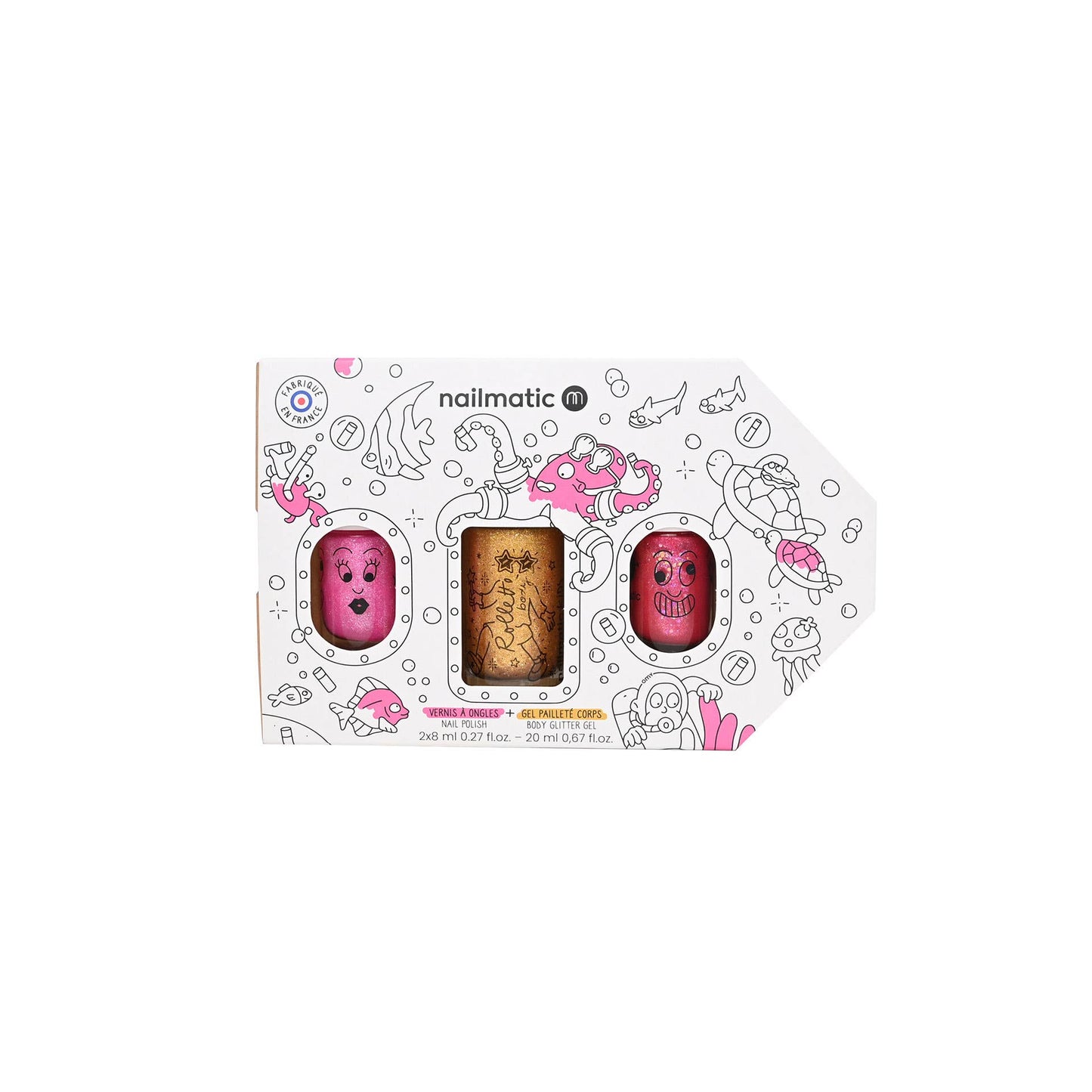 Nailmatic Exploration Set: Nail Polish & Body Glitter - Grace and Fox