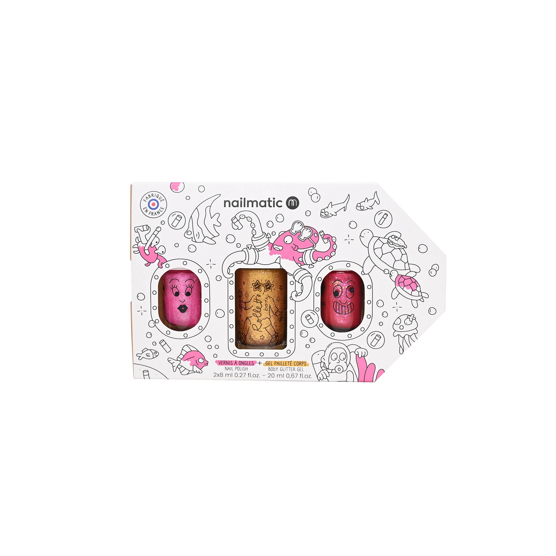 Nailmatic Exploration Set: Nail Polish & Body Glitter - Grace and Fox