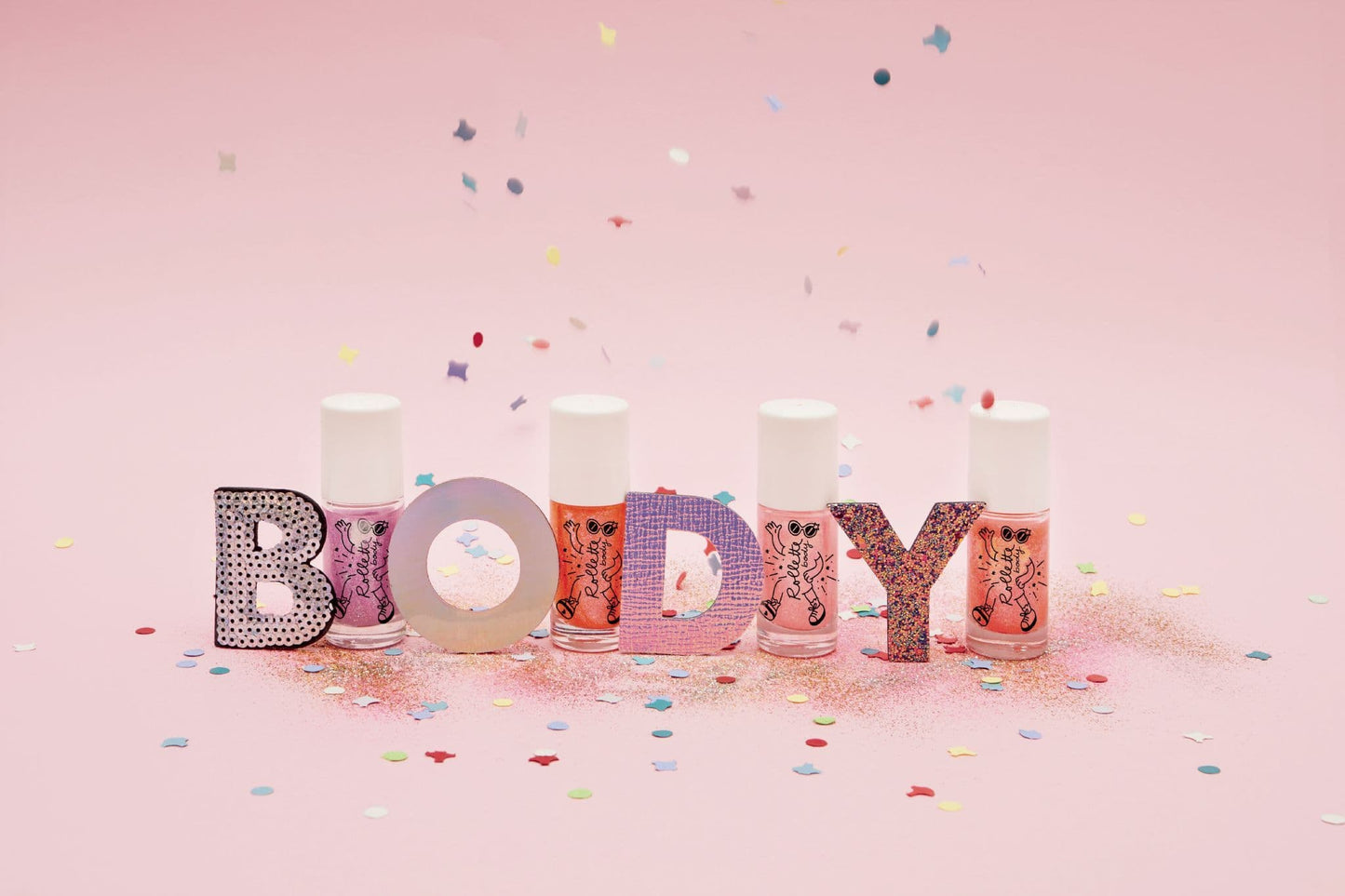 Nailmatic Body Glitter Rollette - Cherry - Grace and Fox