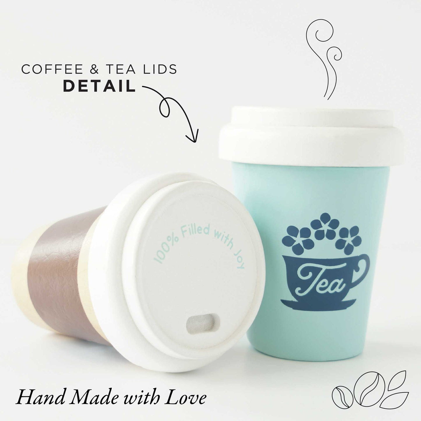 Tea & Coffee Re-Useable Eco Cups - Grace and Fox