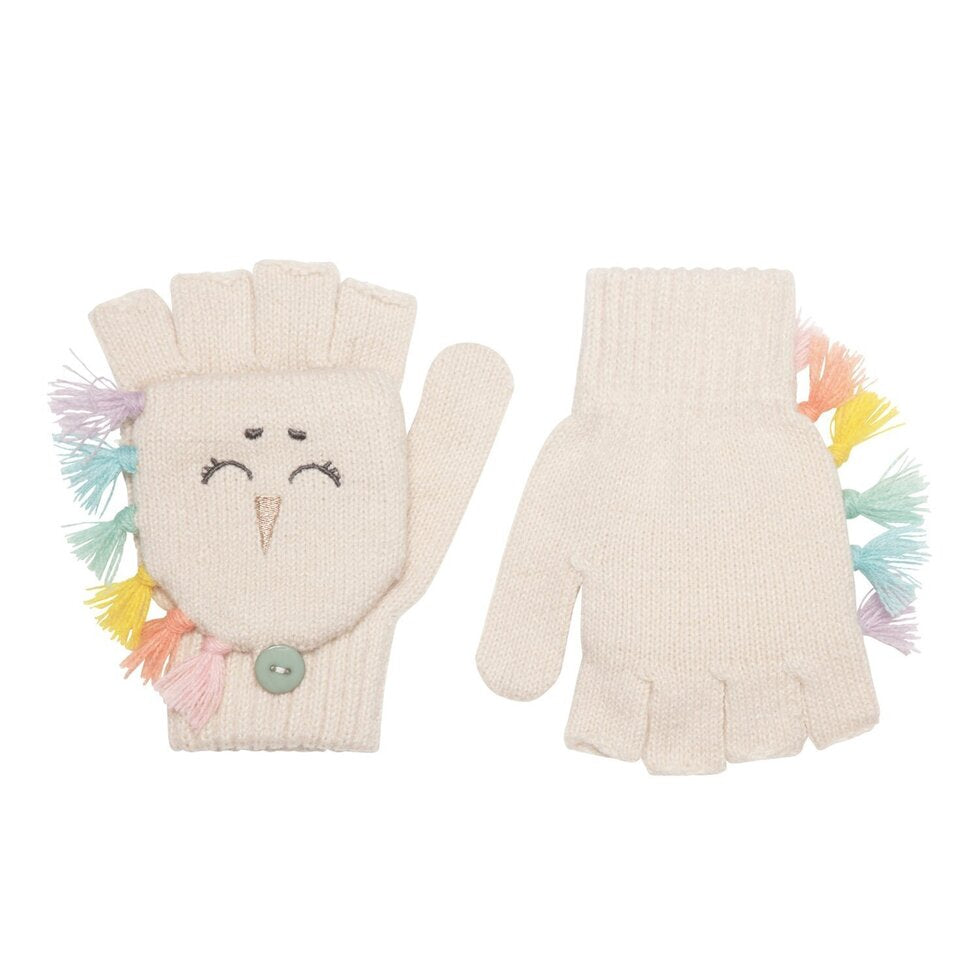 Rockahula Rainbow Unicorn Knitted Gloves 3-6 Years