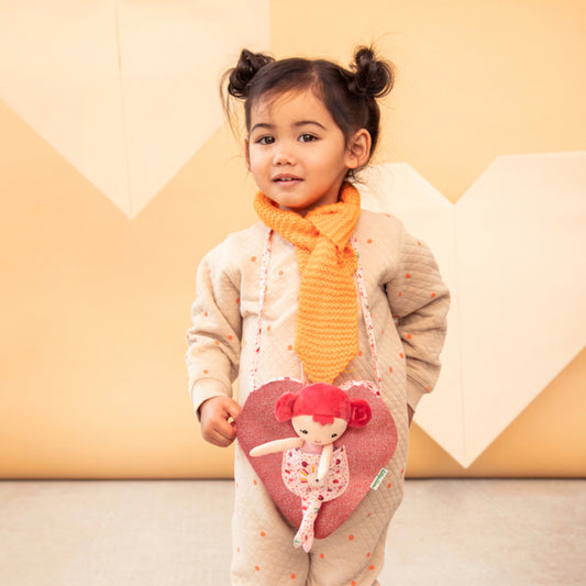 Lilliputiens - Aline Doll with Heart Bag - Grace and Fox