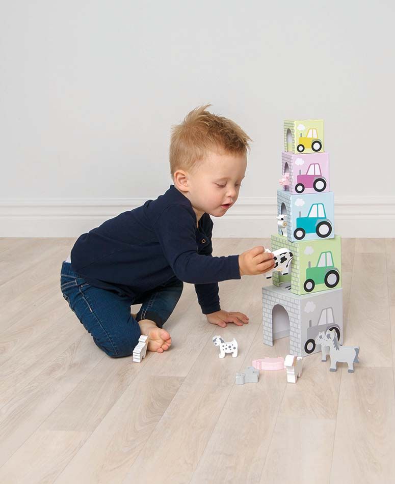 Jabadabado Animal Stacking Cubes - Grace and Fox