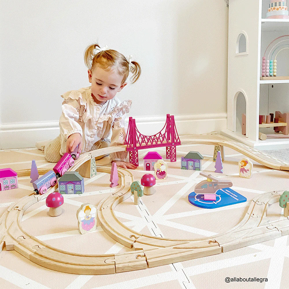 Bigjigs Rail - Fairy Town Train Set - Grace and Fox