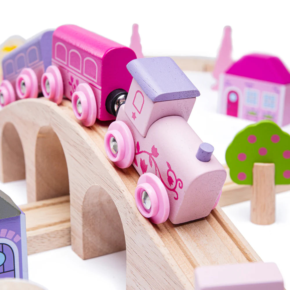 Bigjigs Rail - Fairy Town Train Set - Grace and Fox