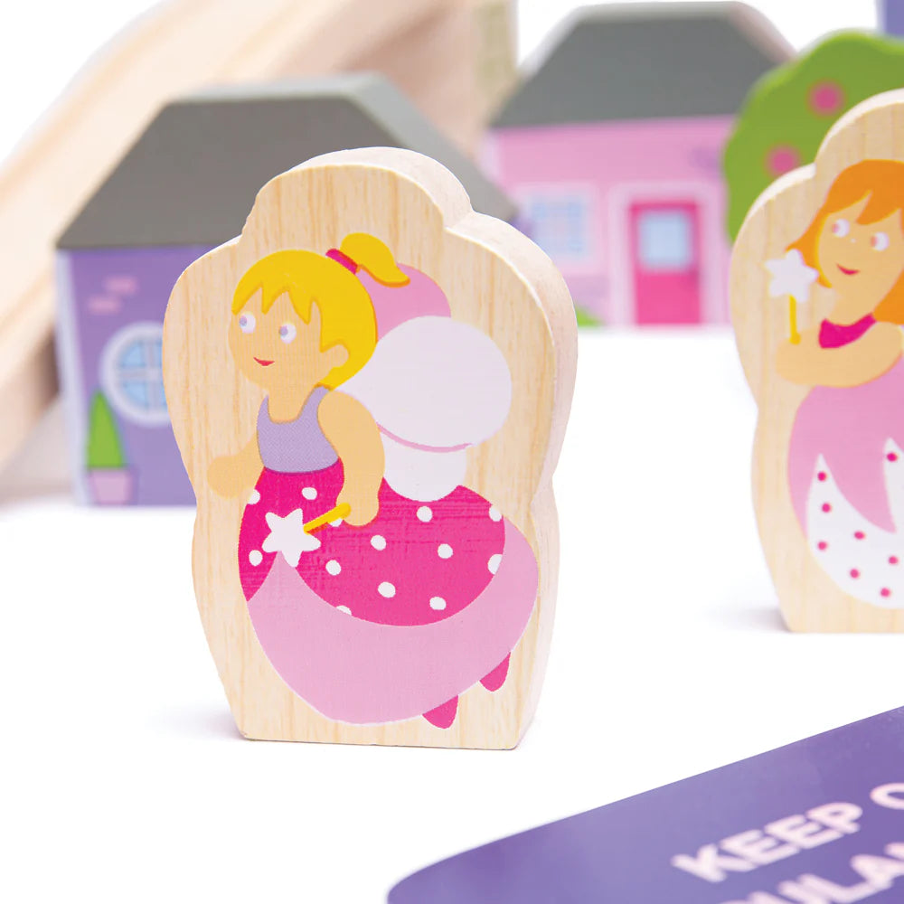 Bigjigs Rail - Fairy Town Train Set - Grace and Fox