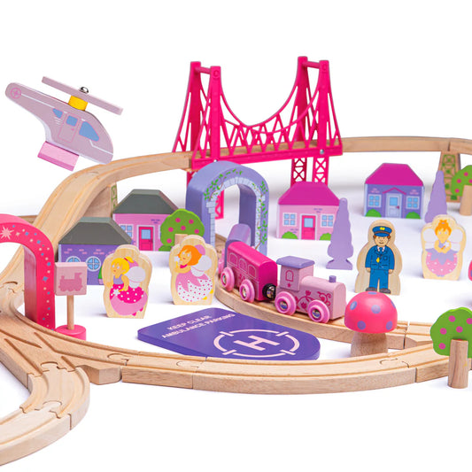 Bigjigs Rail - Fairy Town Train Set - Grace and Fox