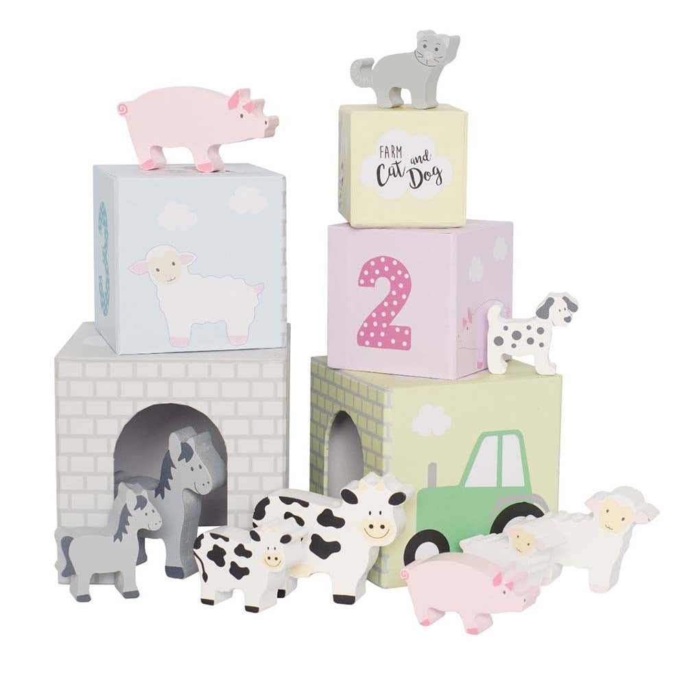 Jabadabado Animal Stacking Cubes - Grace and Fox