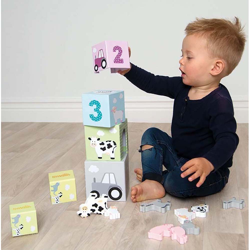 Jabadabado Animal Stacking Cubes - Grace and Fox