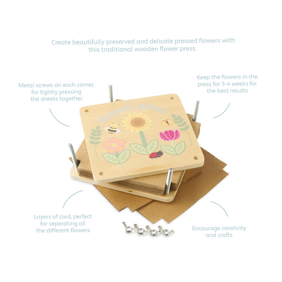 Orange Tree Toys Wooden Flower Press - Grace and Fox