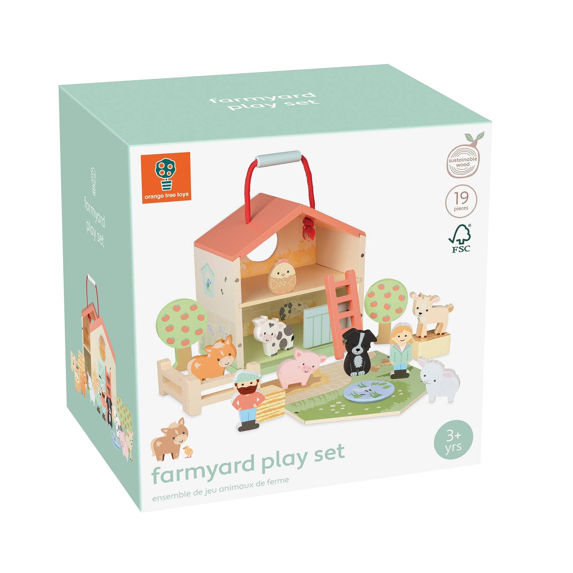 Orange Tree Toys - Wooden Farmyard Play Set - Grace and Fox