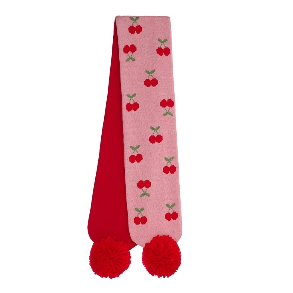 Rockahula Cheerful Cherry Knitted Scarf