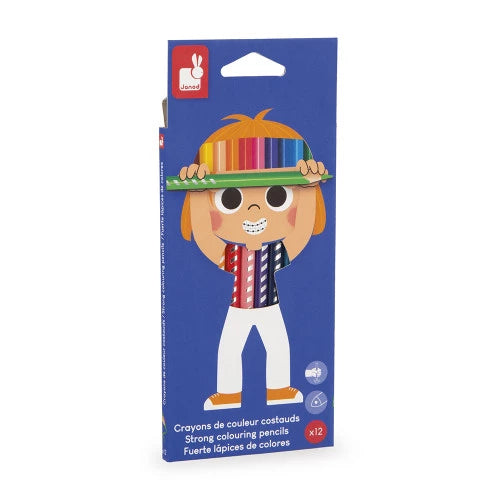 Janod Colouring Pencils 12 Pack