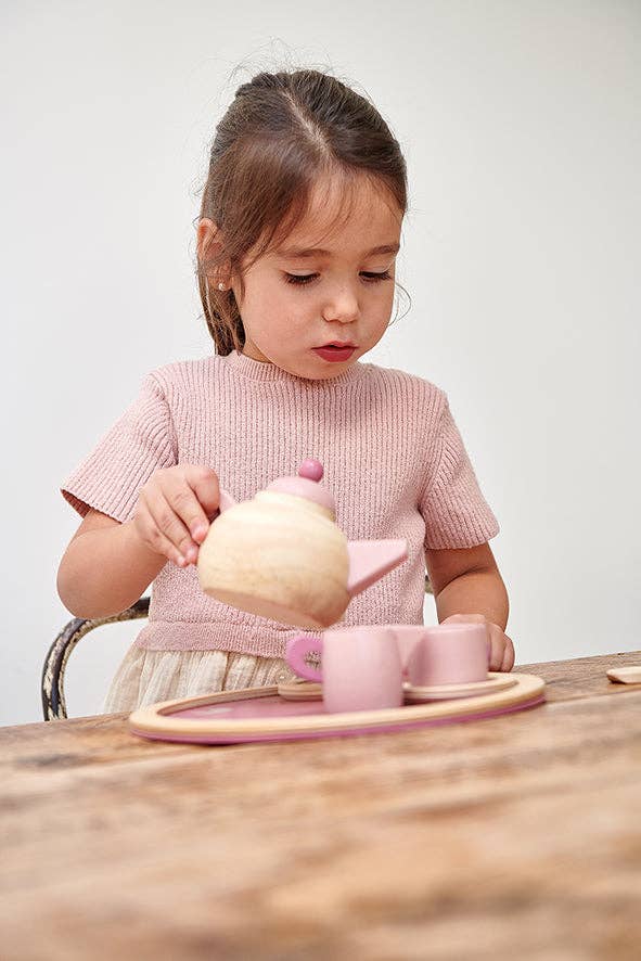 Tender Leaf Toys Wooden Birdie Tea Set - Grace and Fox