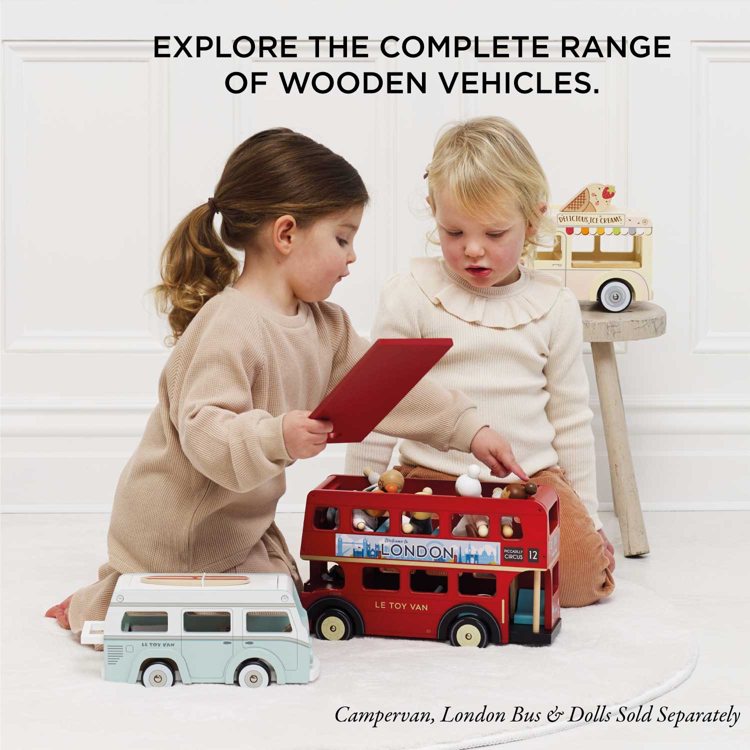 Le Toy Van - Wooden Ice Cream Van - Grace and Fox