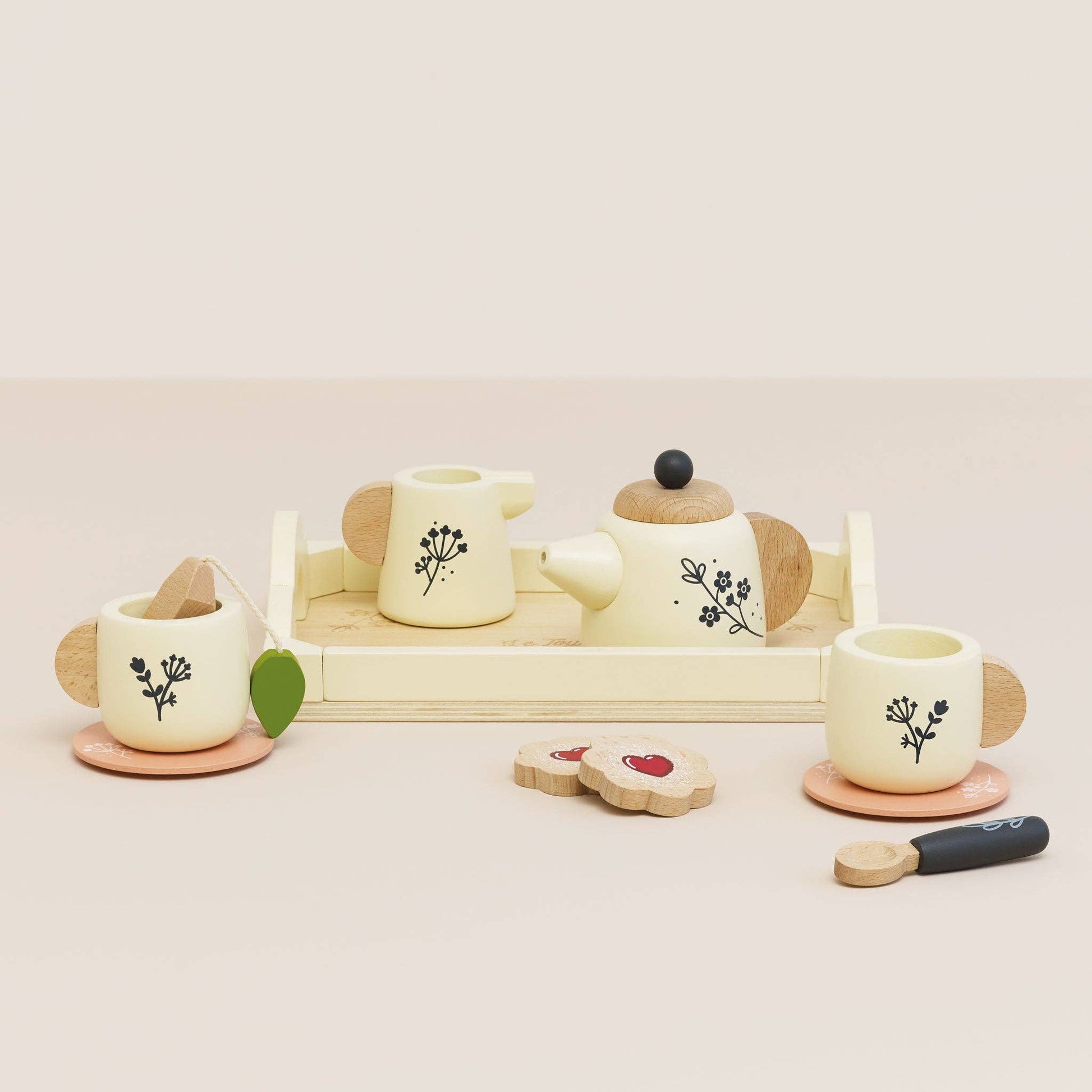 Le Toy Van Wooden Tea Set & Tray - Grace and Fox