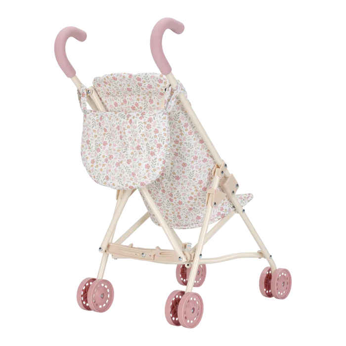 Little Dutch Metal Doll Stroller - White