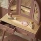 Little Dutch pink wooden dressing table for kids