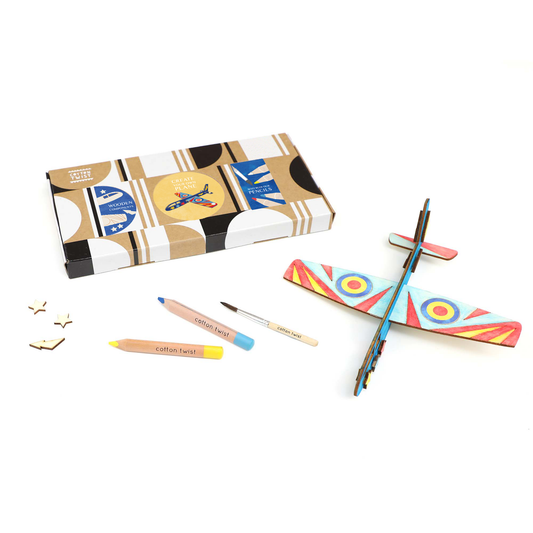Plane Craft Kit Activity Box by Cotton Twist - Grace and Fox