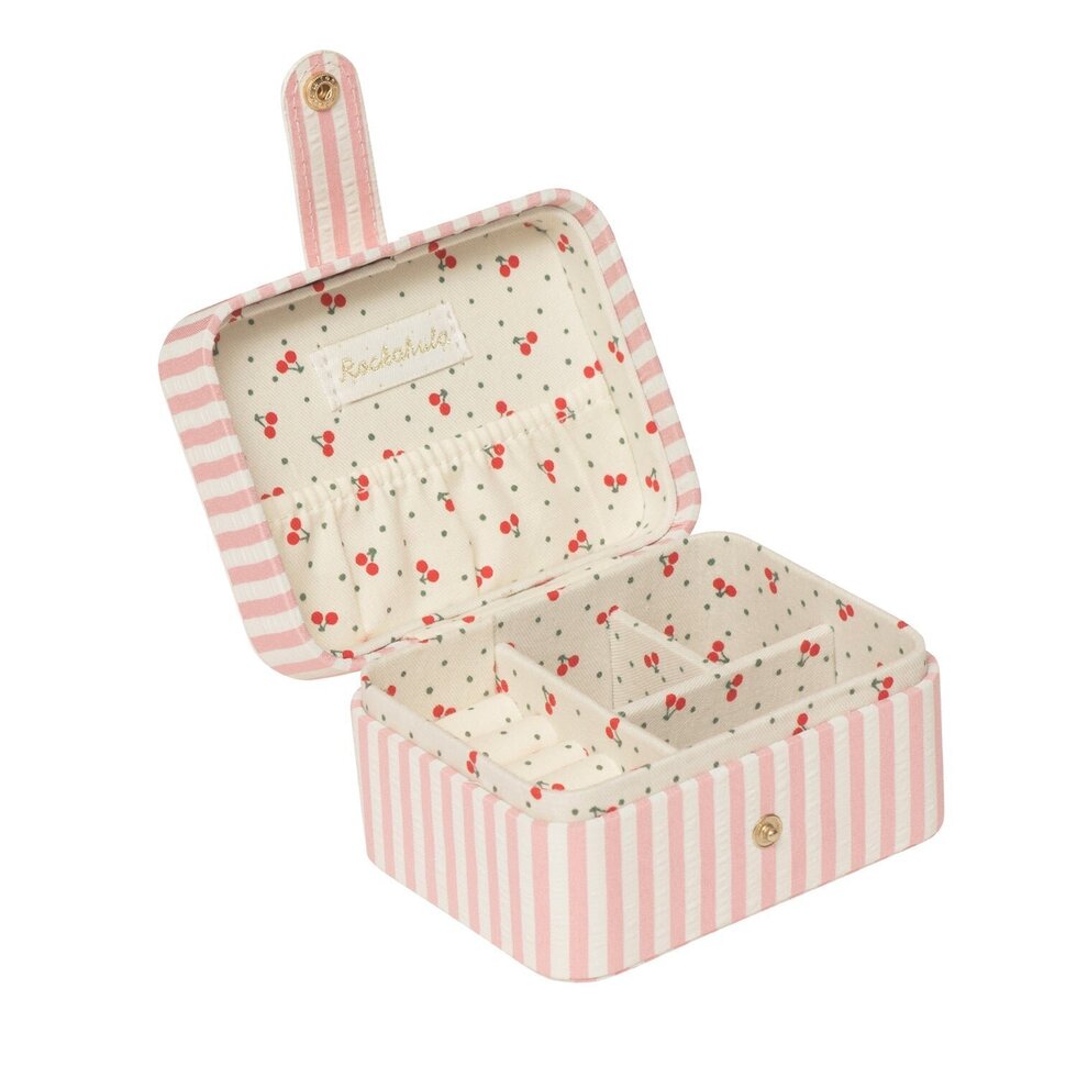 Stripy Cherry Jewellery Box - Rockahula