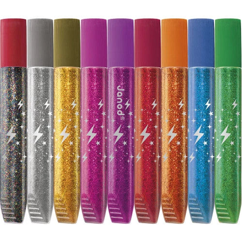 Janod Glitter Glue x9 tubes