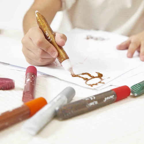 Janod Glitter Glue x9 tubes