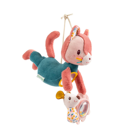 Lilliputiens Hanging Activity Toy Cat Plush - Jeanne