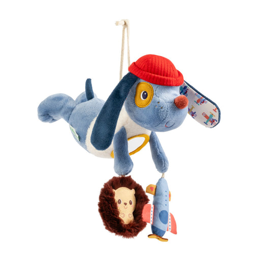 Lilliputiens Hanging Activity Toy Dog Plush - Jules