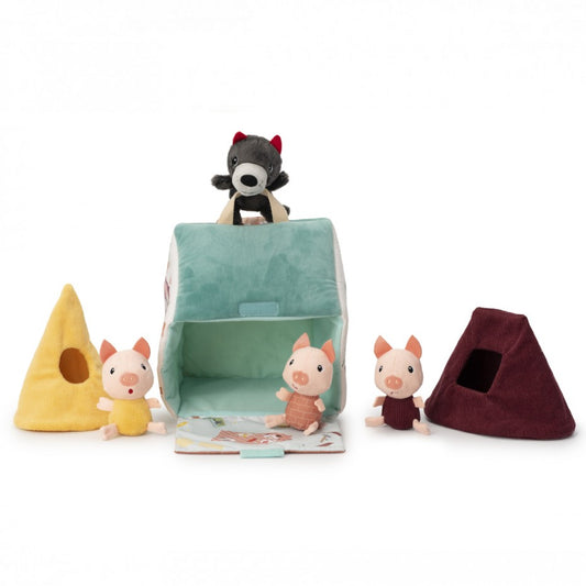 Lilliputiens - Houses of the wolf and the 3 little pigs - Grace and Fox