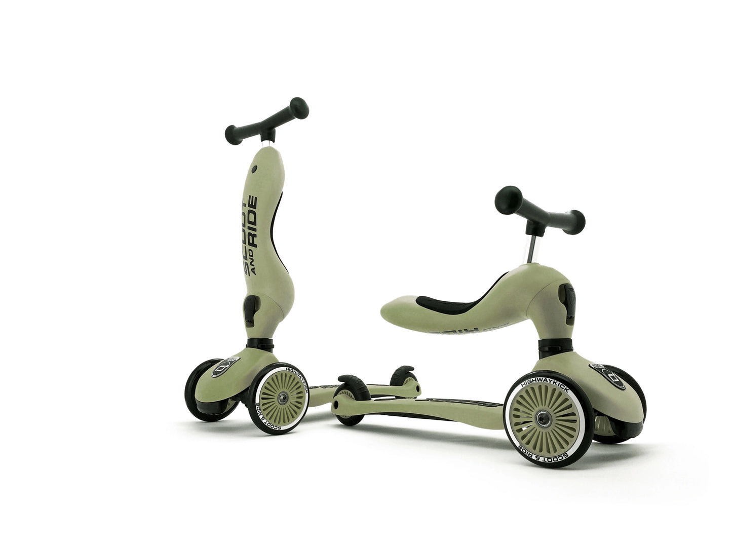Scoot & Ride Highwaykick 1 Scooter - Olive